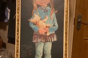 1960s vintage  print by artist Betty Raphael.