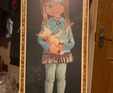 1960s vintage  print by artist Betty Raphael.
