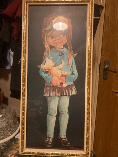1960s vintage  print by artist Betty Raphael.