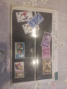 Olympic 1948 and World Cup 1966 stamps