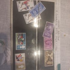 Olympic 1948 and World Cup 1966 stamps
