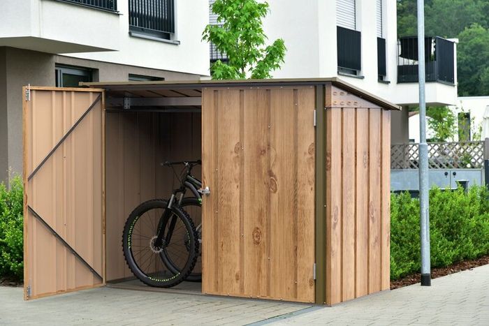 63 Steel Bicycle Garden Shed  Secure Storage