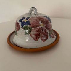 Judy Greene Pottery Domed Cheese/Butter Dish