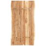 Table Top Solid Acacia Wood 120x(50-60)x3.8 cm Image 4