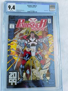 The Punisher  2099 Issue 1 CBCS / CGC 9.4 Certified Graded Comic Framed  DC Marvel