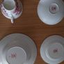 Vintage Johnson Bros "Castle On The Lake" Pink Transferware Tea Set Image 4