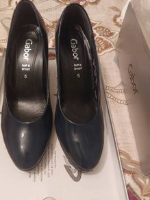 Gabor Splendid High Heels Size 5/38 Marine Postage Included