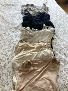 breastfeeding vest tops - bundle of 12