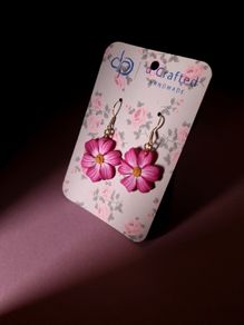 Polymer Spring Flower Earrings