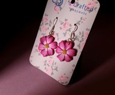 Polymer Spring Flower Earrings
