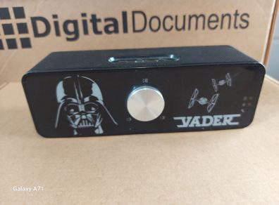 DARTH VADER STAR WARS BT500SW Wireless Bluetooth Speaker, working perfect, in excellent condition