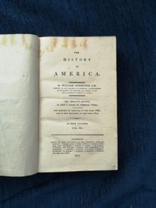 The History of America Vol 3 by William Robertson from 1812