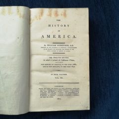 The History of America Vol 3 by William Robertson from 1812