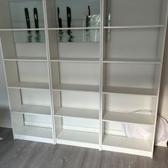 3 IKEA bookcases