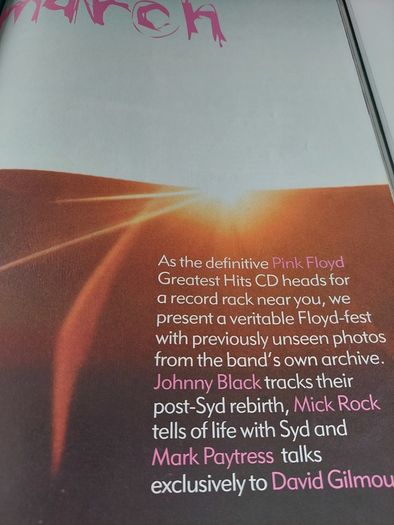 Mojo - Pink Floyd special - Nov 2001