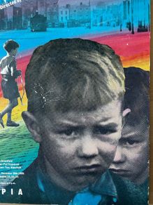 2 Original 1989 Dublin Theatre Posters Blood Brothers Olympia King of the Castle Abbey Brendan Gleeson Frank Kelly
