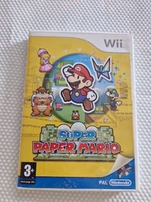 Super Paper Mario Nintendo Wii Games Original
