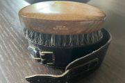 Gents Vintage Grooming Brush &amp; Leather Case
