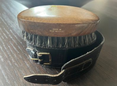 Gents Vintage Grooming Brush & Leather Case