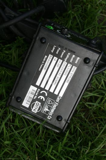 Compact Euro Light ,Flashing Light, Q-Strobe LG38 Black pro Sound
