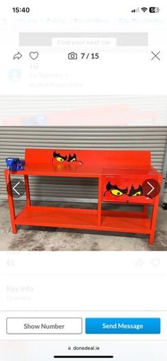 Powder coated Work bench