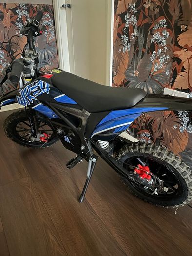 Electric Blue kids electric pit bike