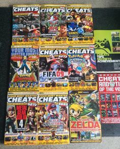 Gamemaster Cheatbook Bundle and Zelda Pocket 3 game Guide