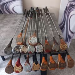 Vintage Golf woods and drivers