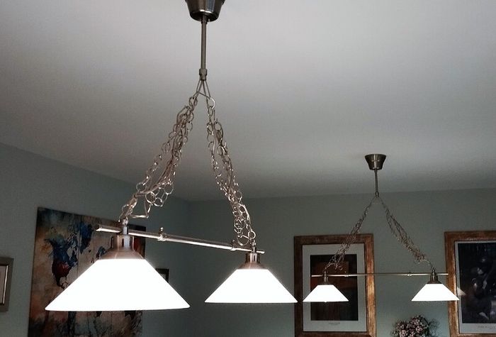 Two sets of Ikea Pendant Lights