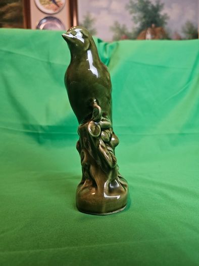 Rare Vintage Knock Celtic Pottery Bird Figurine Made in Ireland 20cm