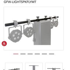 Lighting Crossbar To Mount Speakers W/ Fly Points