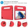 For Samsung Galaxy Tab A8 10.5 2021 Kids Case Shockproof Cover With Stand - Red Image 3