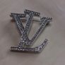 Fashion diamante brooch, D18 post 3e Image 3