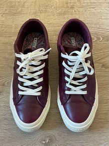 converse leather trainers