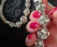 Necklace and matching bracelet