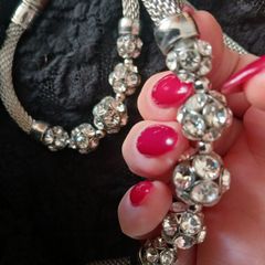 Necklace and matching bracelet