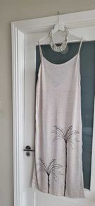 Rosa Norte Palm Tree Midi Sz M (fit 10-12uk)