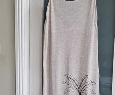 Rosa Norte Palm Tree Midi Sz M (fit 10-12uk)
