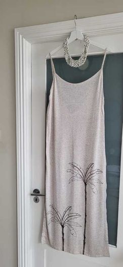 Rosa Norte Palm Tree Midi Sz M (fit 10-12uk)