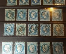 Stamps x 30  France Circa. 1870 Napoleon & Ceres