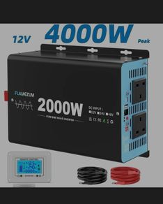 4000w inverter with battery moniter