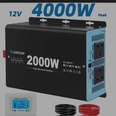 4000w inverter with battery moniter