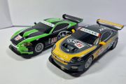 Scalextric Jaguar XKR GT3 Twin Pack ( slot car le Mans 24hr endurance touring )