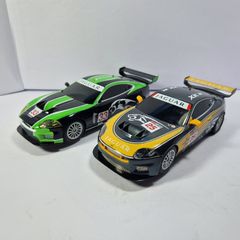 Scalextric Jaguar XKR GT3 Twin Pack ( slot car le Mans 24hr endurance touring )
