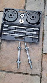 BodyGo 25kg Adjustable Weight Set + Extra Dumbbell Handles