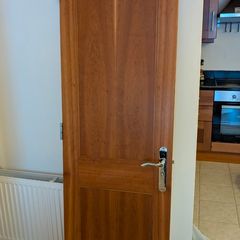Solid Cherry Wood Door High Quality Timber