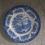 vintage collection of blue and white plates Image 4
