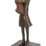 Bomb Hugger (37 cm) - Bronze, Marble, Signed Image 2