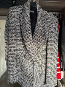 Zara blazer tweed size small