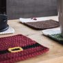 Hand Knitted Christmas Coasters Image 3